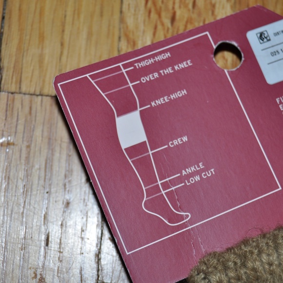 'FINAL' NEW Neutral Ombre Boot Cuff Socks NWT - Picture 4 of 8